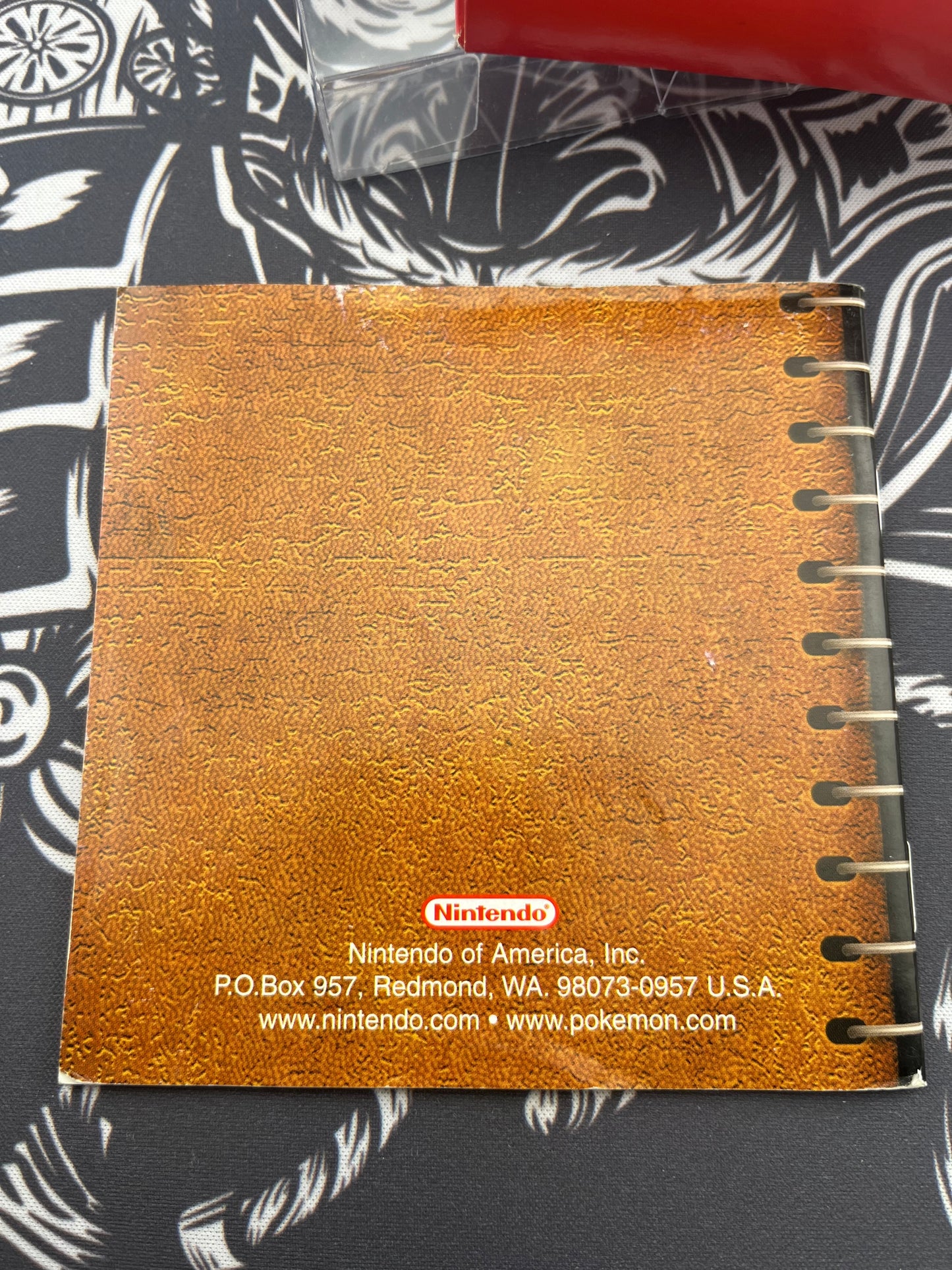 Pokémon Red First Print Gameboy Box Game and Manual