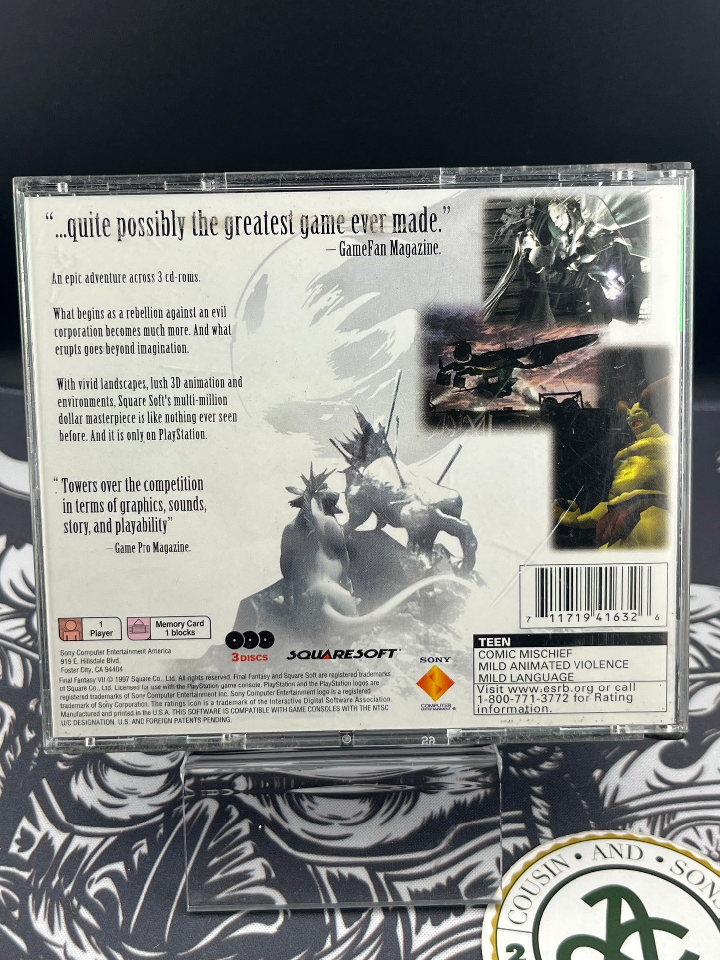 Final Fantasy VII 7 Greatest Hits PS1 CIB