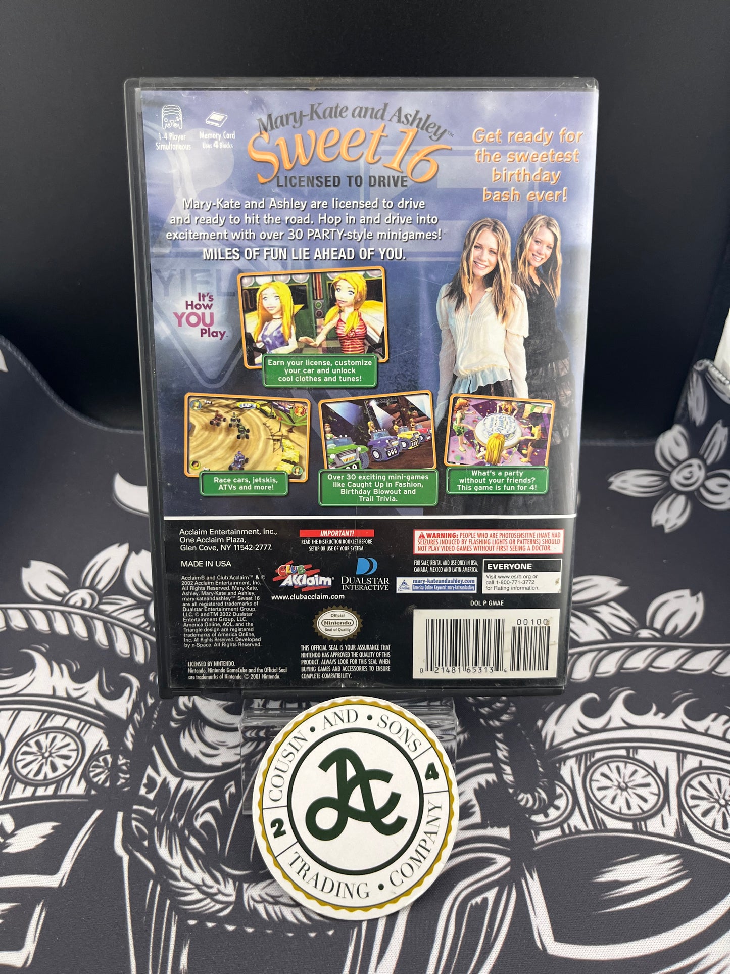 Mary-Kate and Ashley Sweet 16 Licensed to Drive GameCube CIB