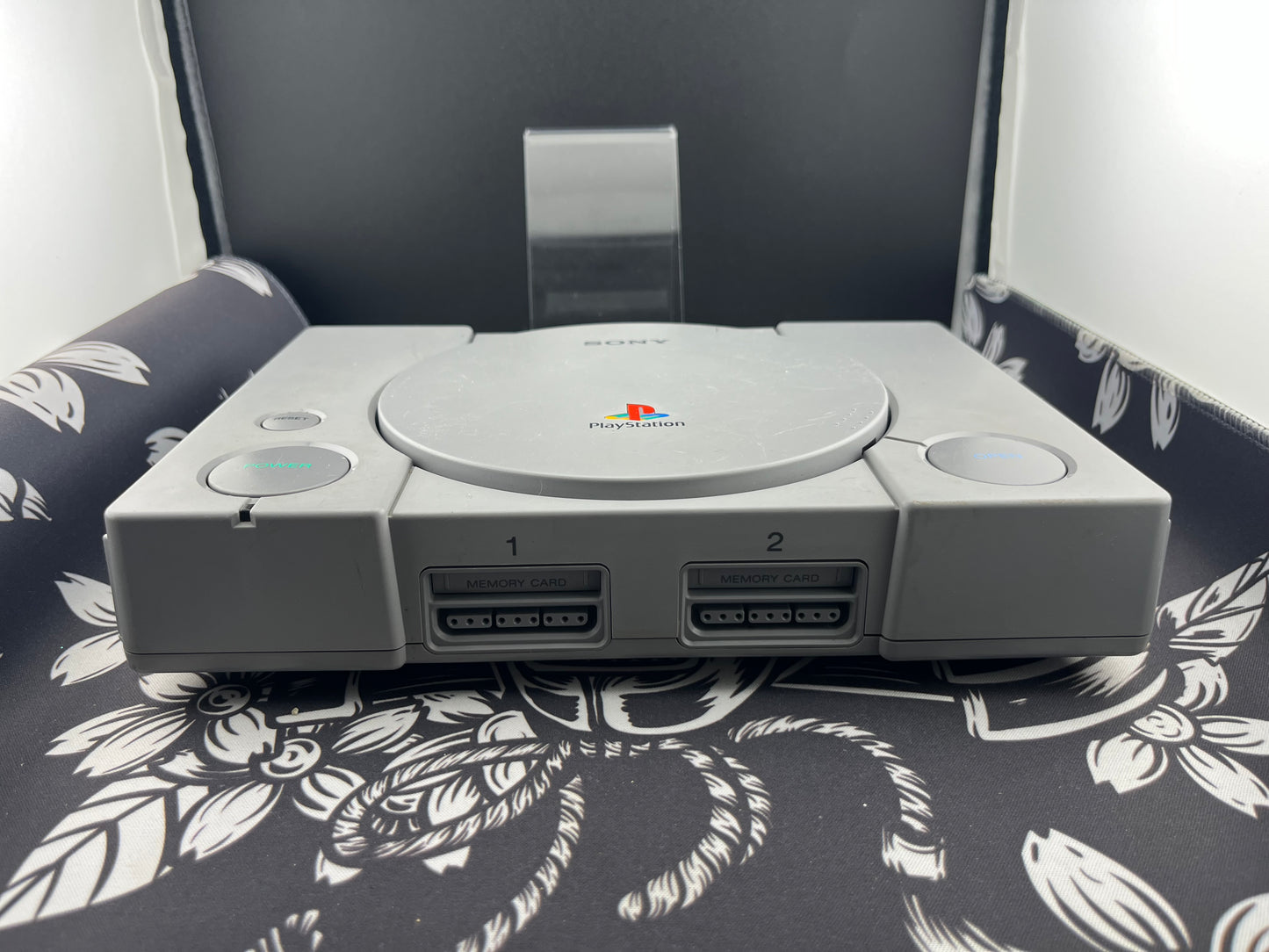 Sony PlayStation PS1 Original Console Grey 2 controllers + Cords SCPH-9001