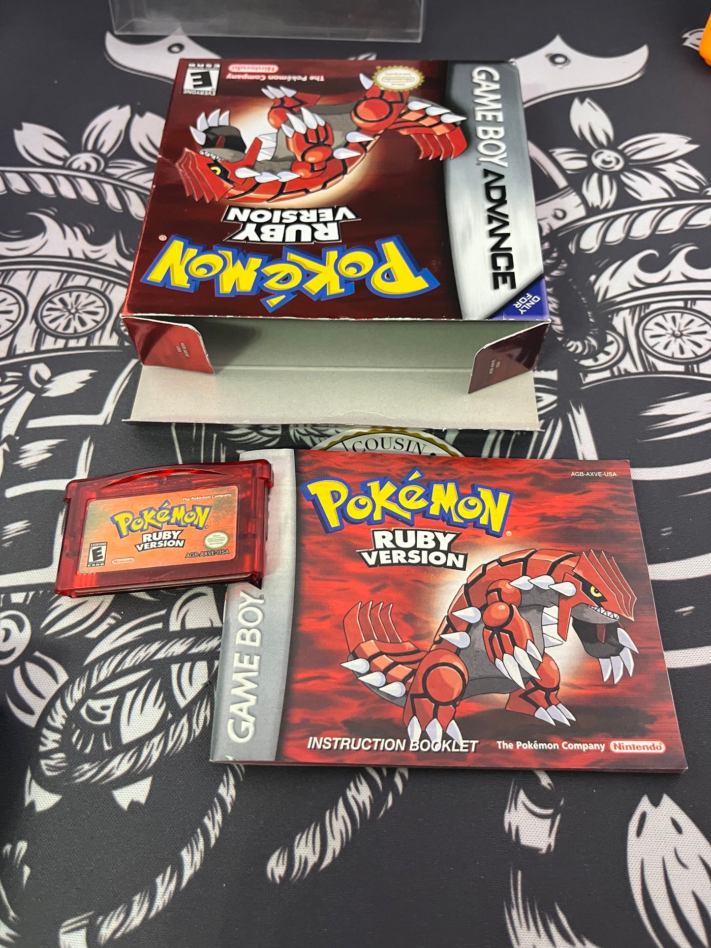 Pokémon Ruby GBA - Box and Manual