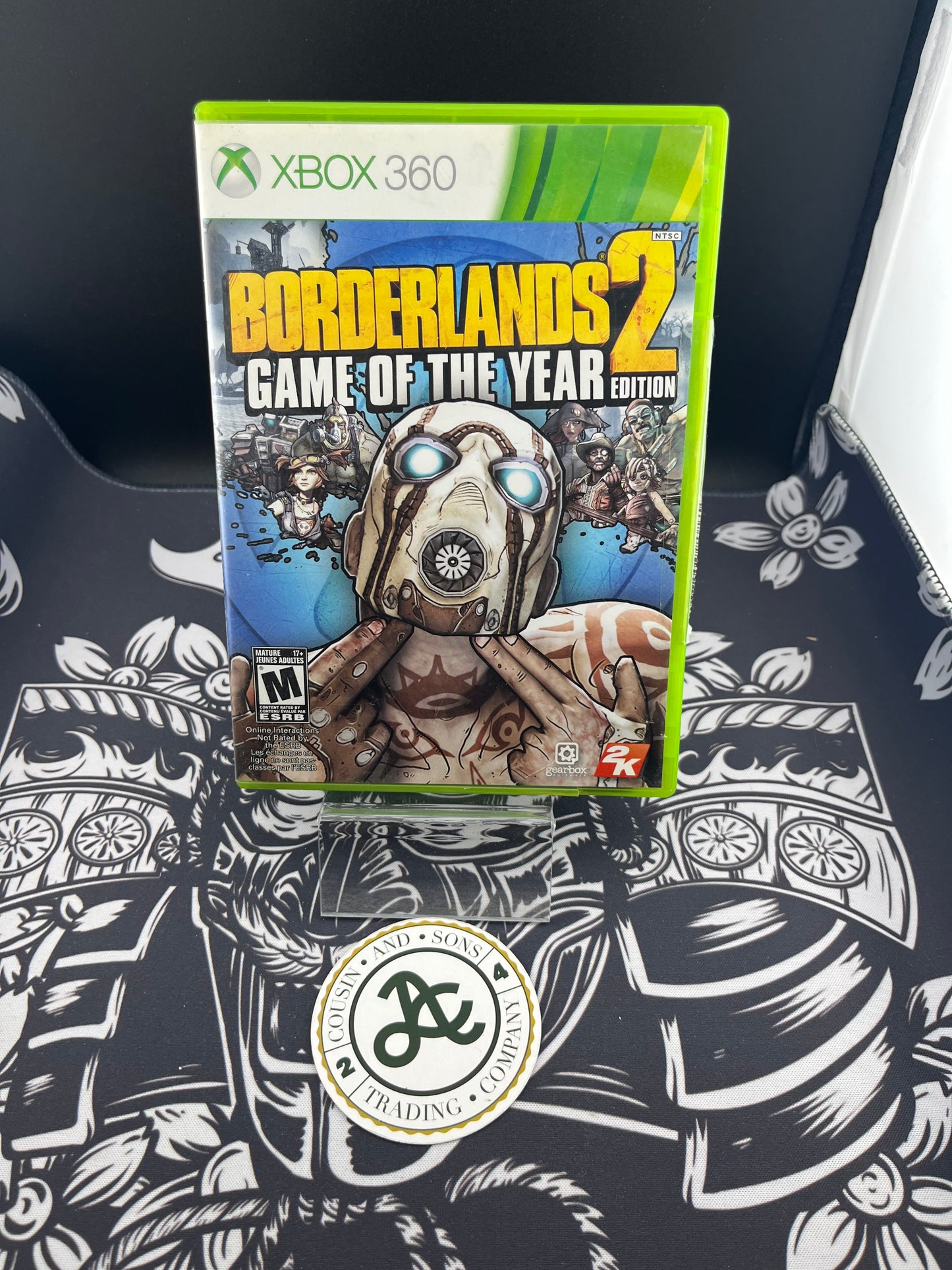 Borderlands 2 GOTY Xbox 360 CIB waterdamge cover
