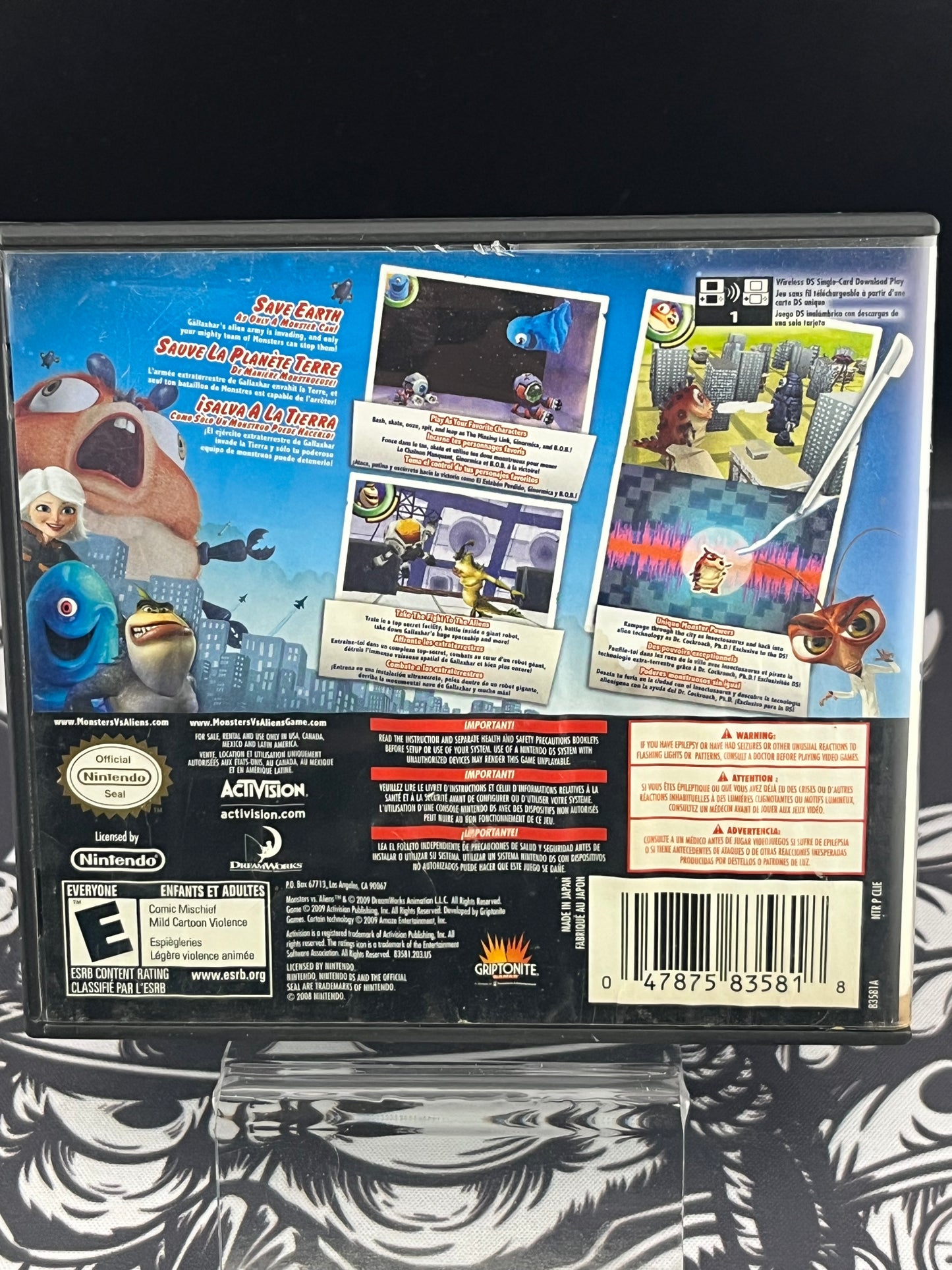 Monsters vs Aliens DS CIb