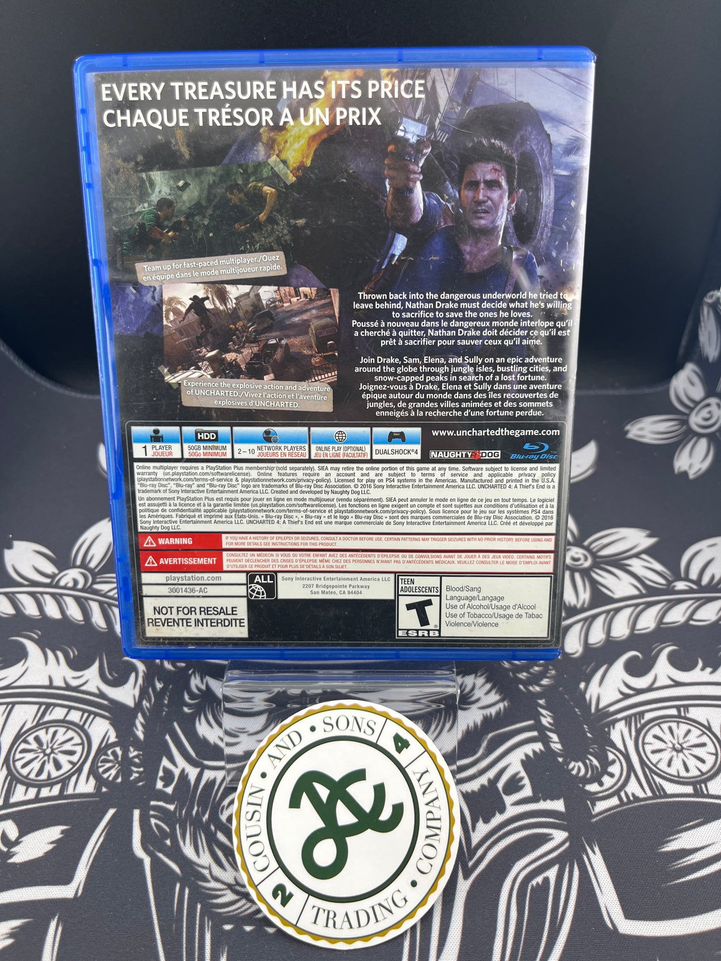 Uncharted 4 A Theifs End PS4 CIB