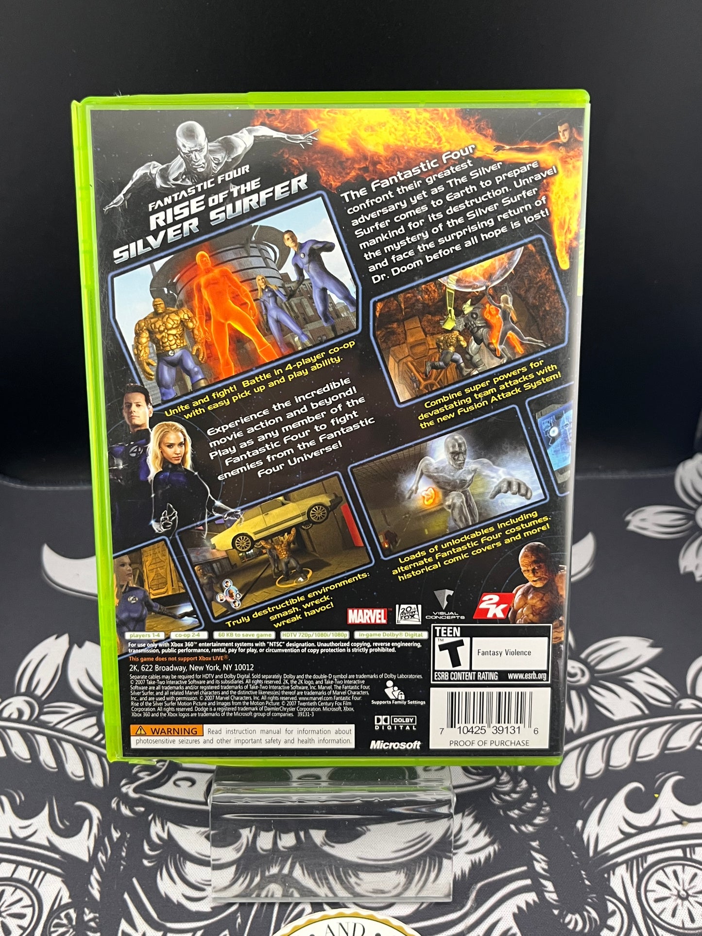 Fantastic Four Rise of Silver Surfer Xbox 360 CIB