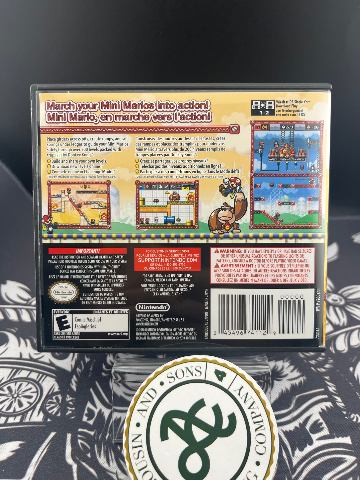 Mario vs Donkey Kong Mini-Land Mayhem! DS CIB