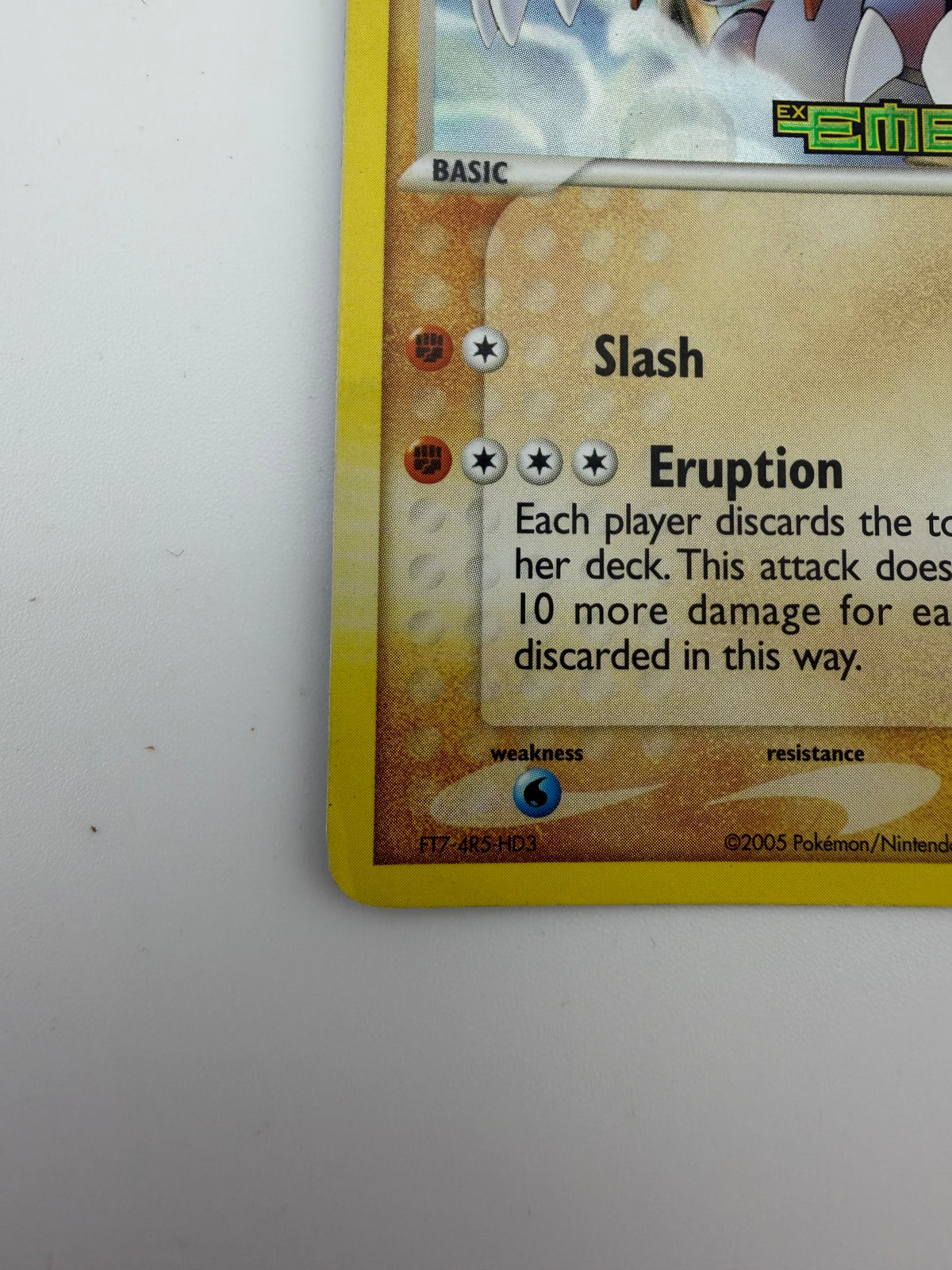 Groudon- Holo 14/106 Stamped