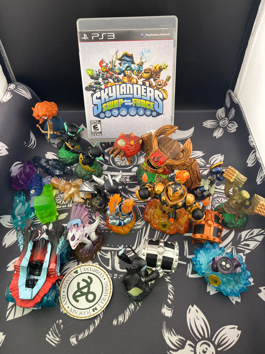 Skylander Swap Force PS3 no manual w/ 10+ figures