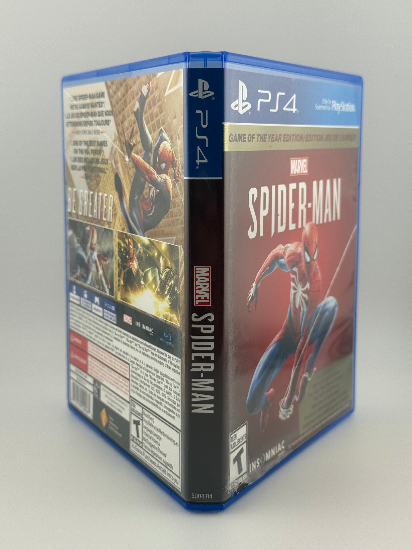 Marvel Spiderman Game of The Year PS4 CIB