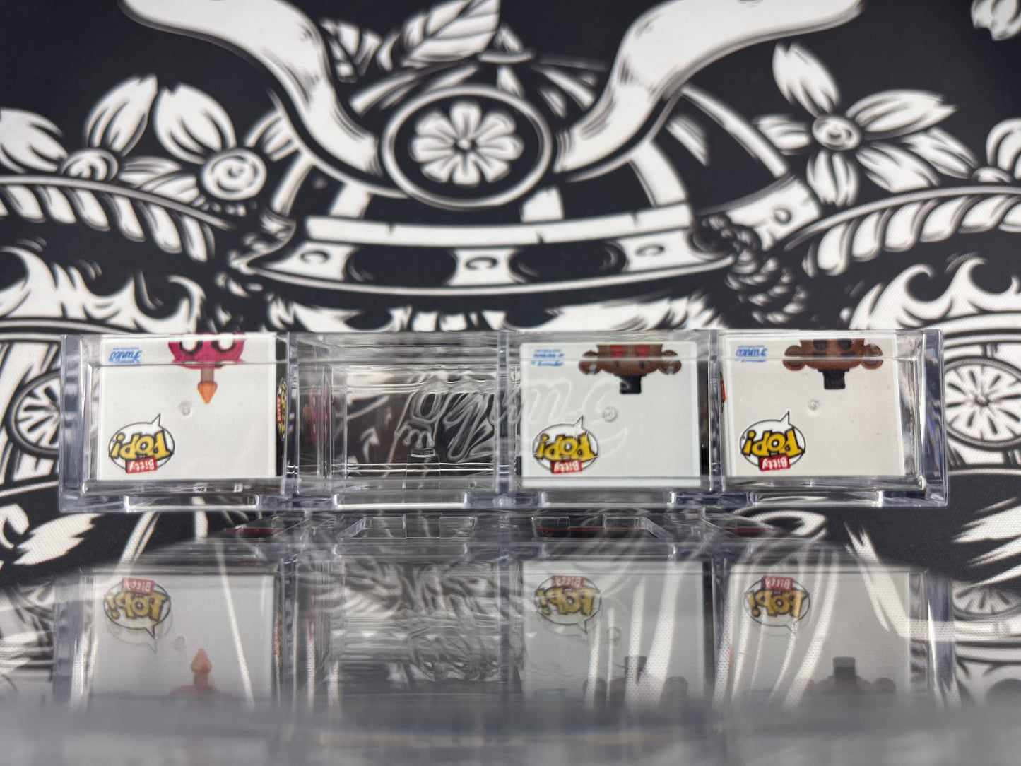 Five Nights at Freddy Bitty Pop 106, 111, 218  Freddy, Nightmare Cupcake RARE + holder