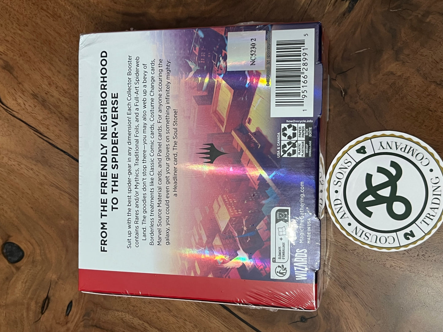 Marvel Spiderman Magic the Gathering Collectors Booster Box Small Dent