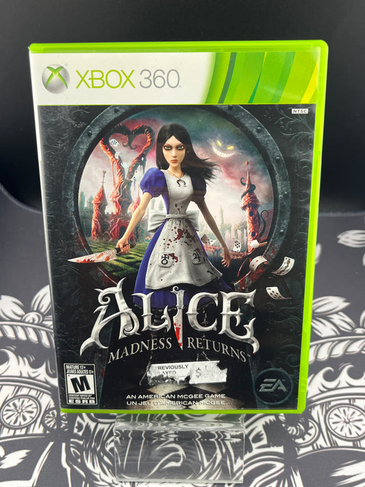 Alice Madness Returns Xbox 360 CIB