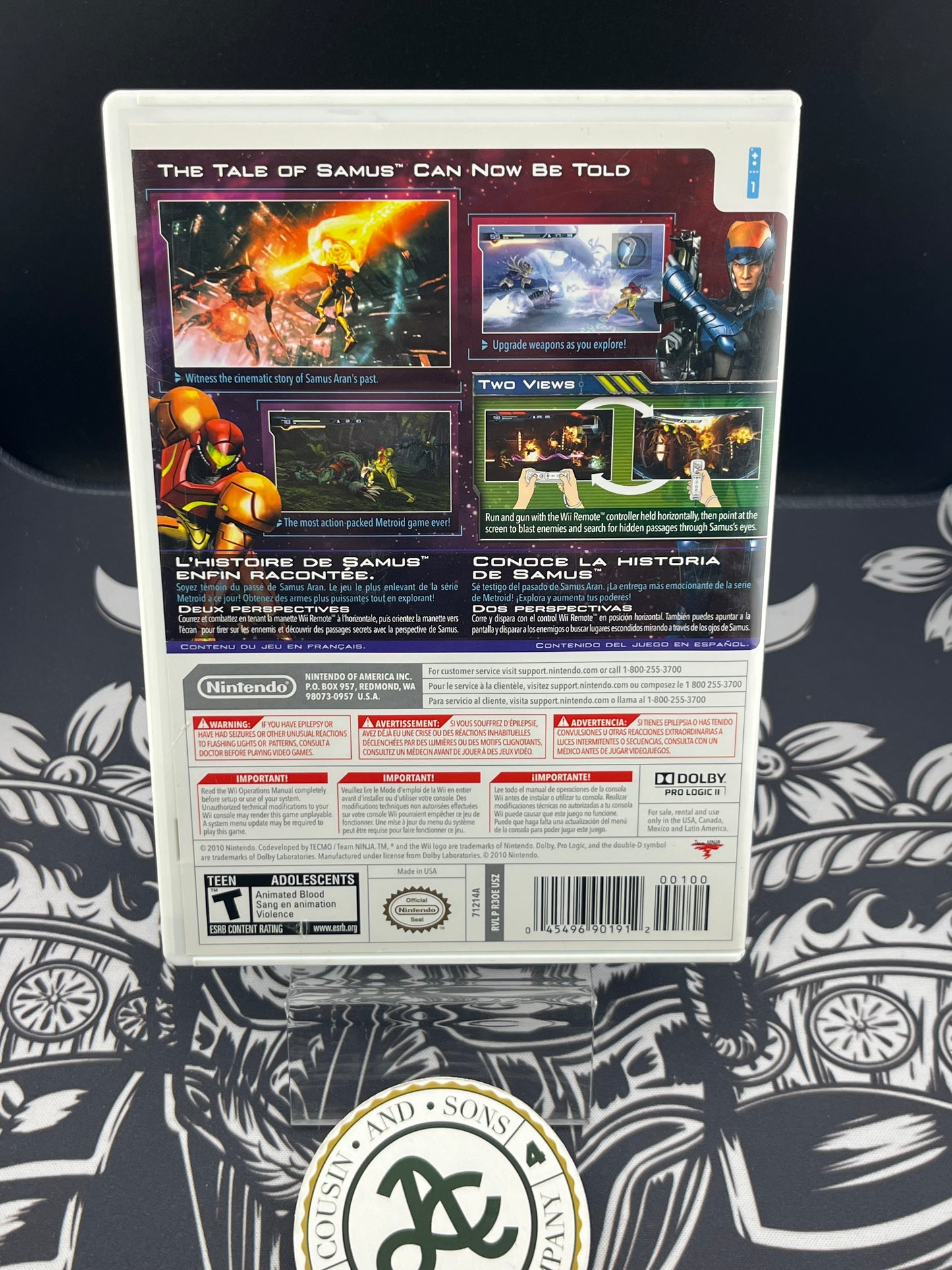 Metroid Other M Wii CIB