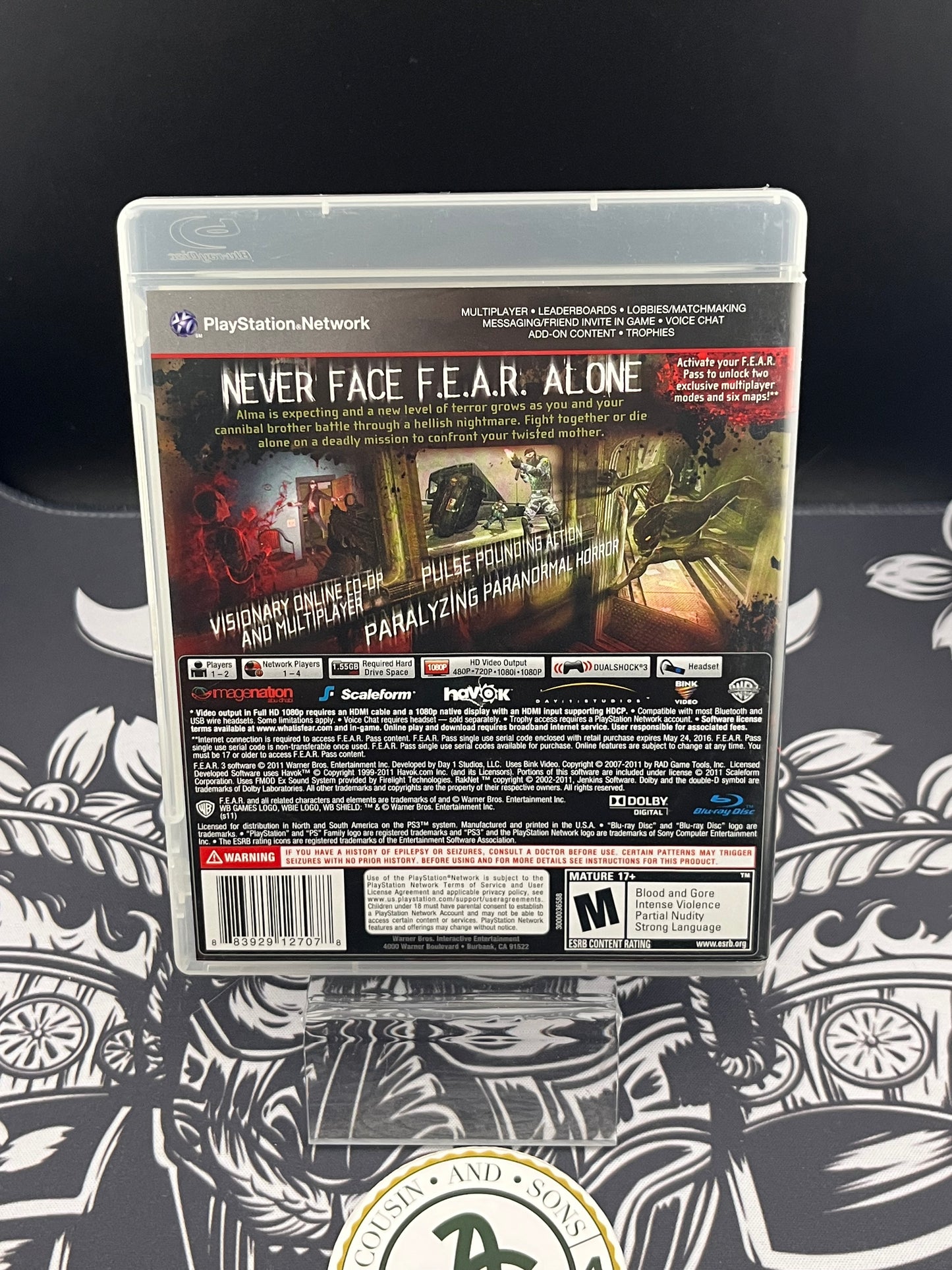 Fear 3 F.E.A.R ps3 CIB