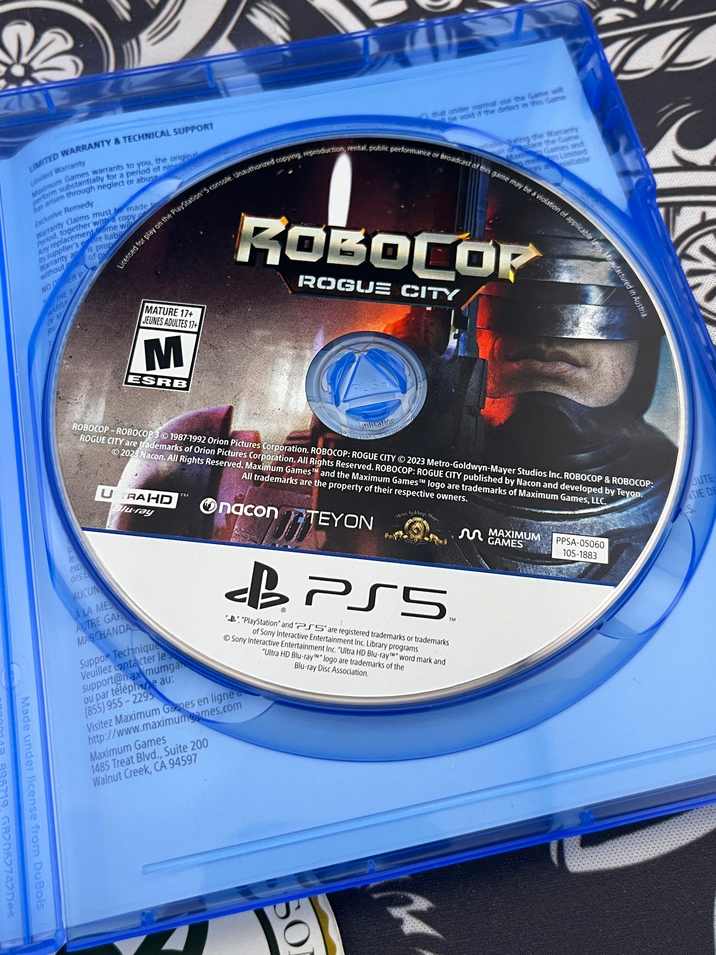 Robocop Rogue City PS5 CIB