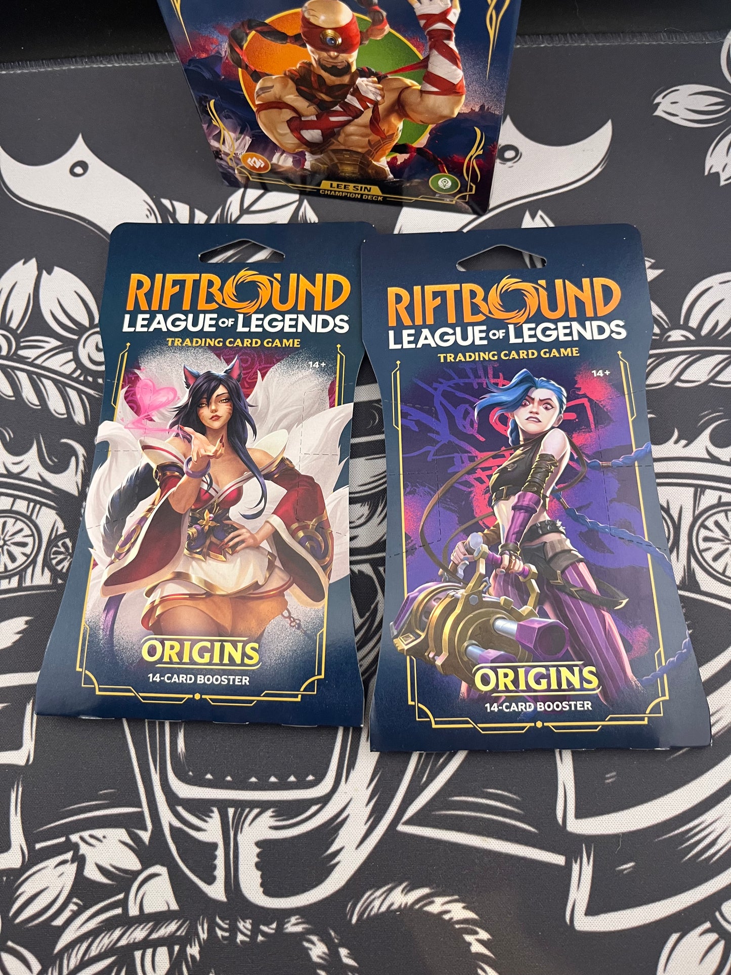 Riftbound League of Legends TCG Champion Deck Lee Sin + 2 Single Booster packs
