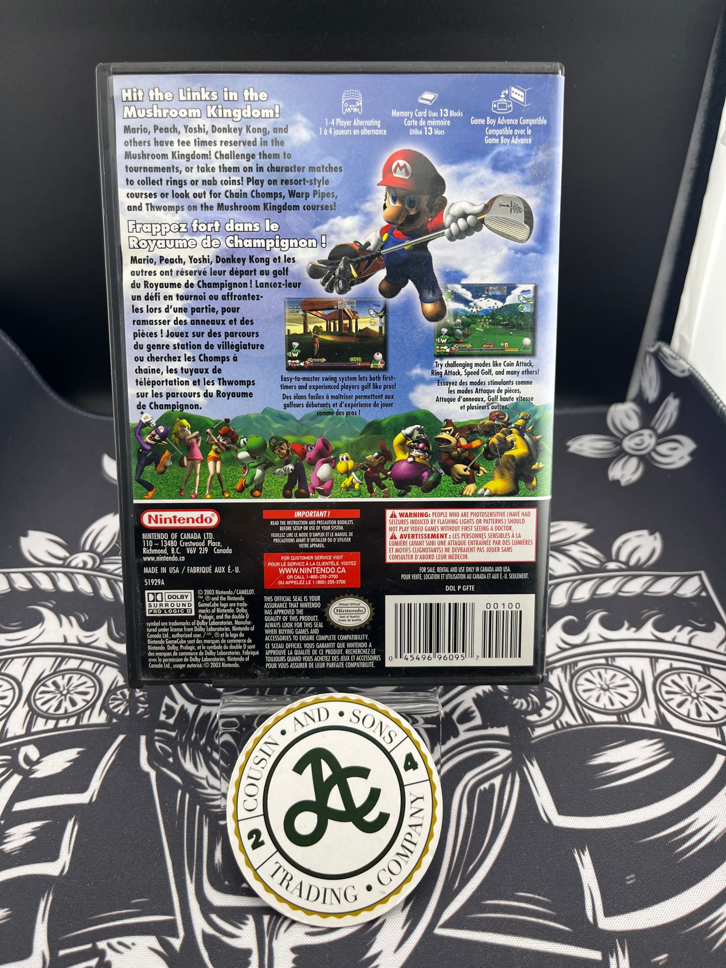 Mario Golf Toadstool Tour GameCube GC CIB