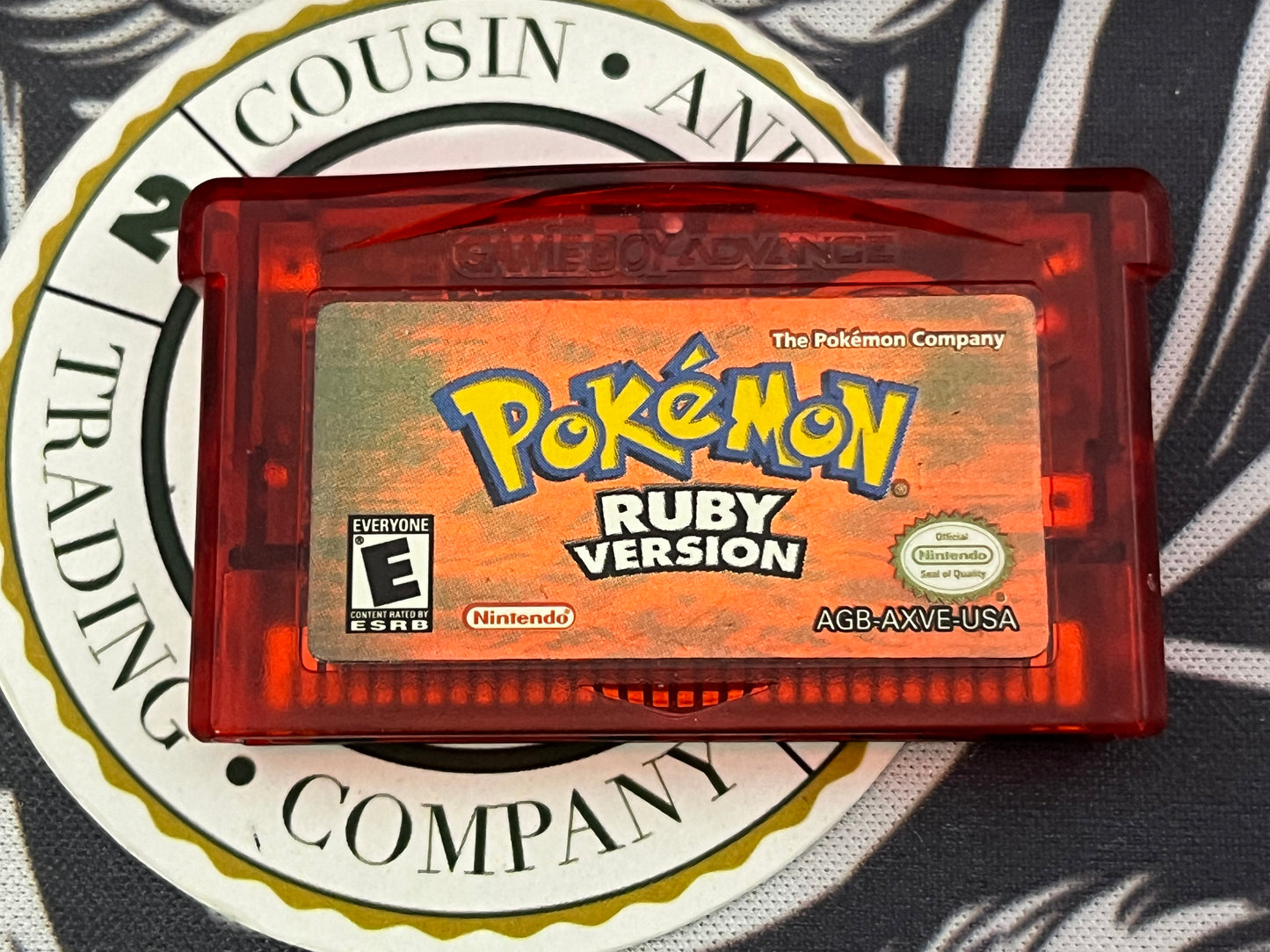 Pokémon Ruby GBA - Box and Manual