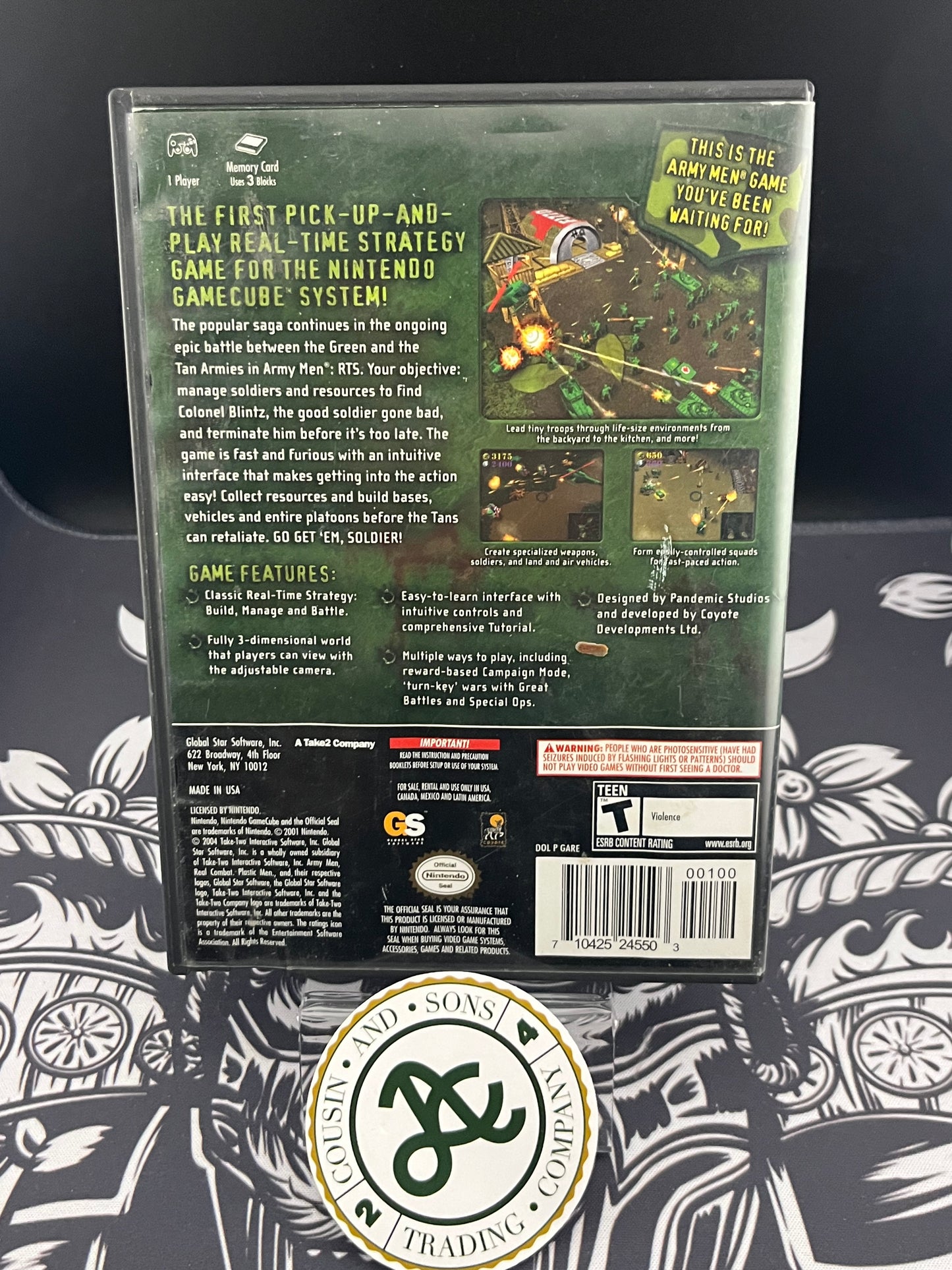 Army Men RTS GameCube CIB
