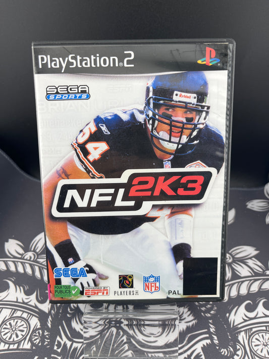 NFL 2K3 PS2 (re-printed cover, no manual)