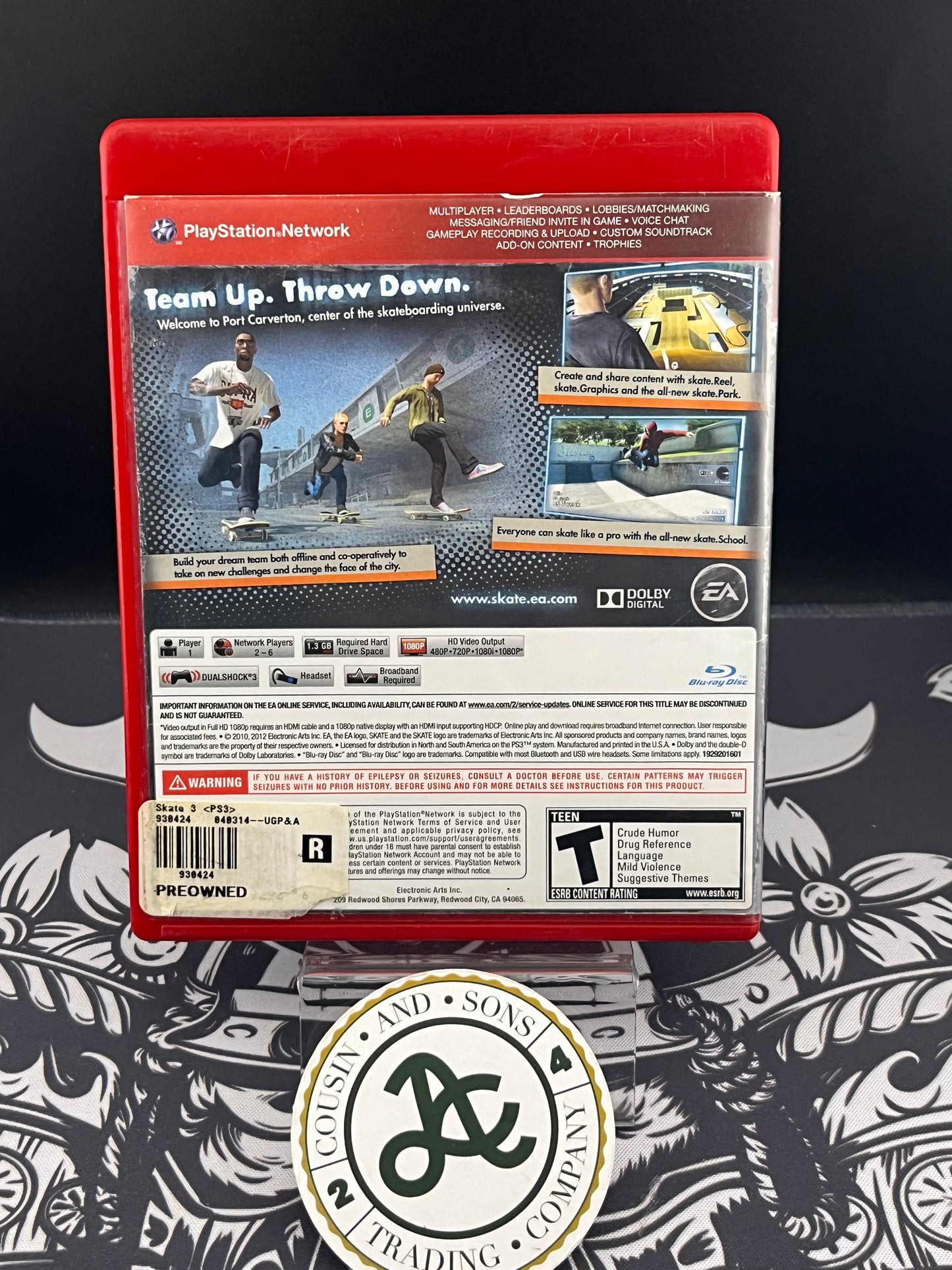 Skate 3 Greatest Hits PS3 No Manual