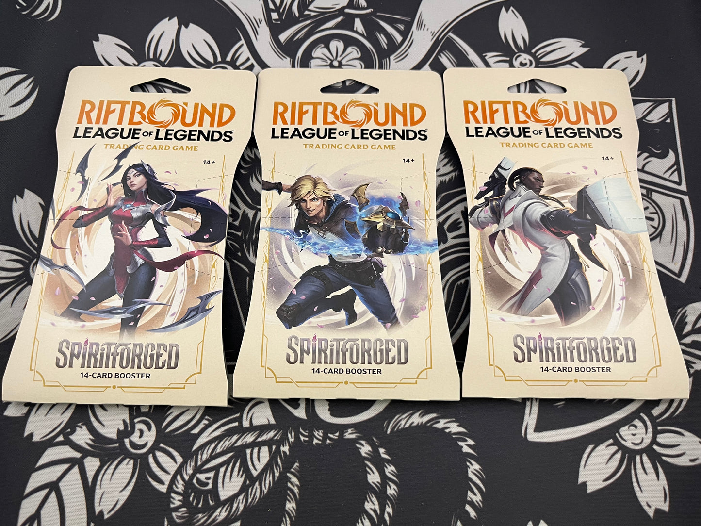 Riftbound Spiritforged 3 Single Packs Full Art Set