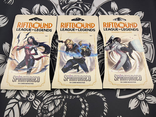 Riftbound Spiritforged 3 Single Packs Full Art Set