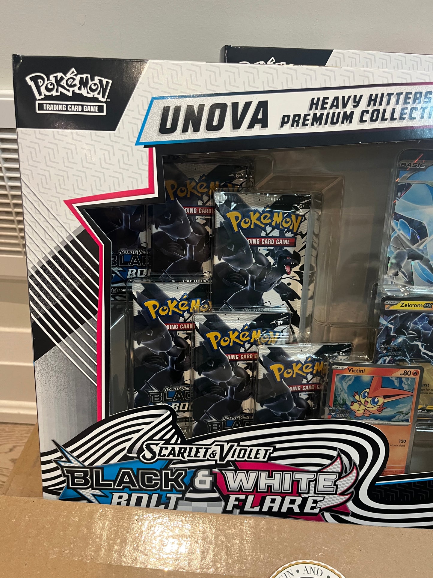 Black Bolt White Flare Heavy Hitters (2 Units) - Factory Sealed BNIB