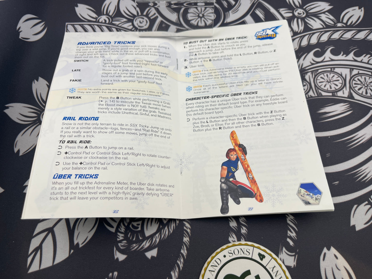 SSX Tricky GameCube Manual Only