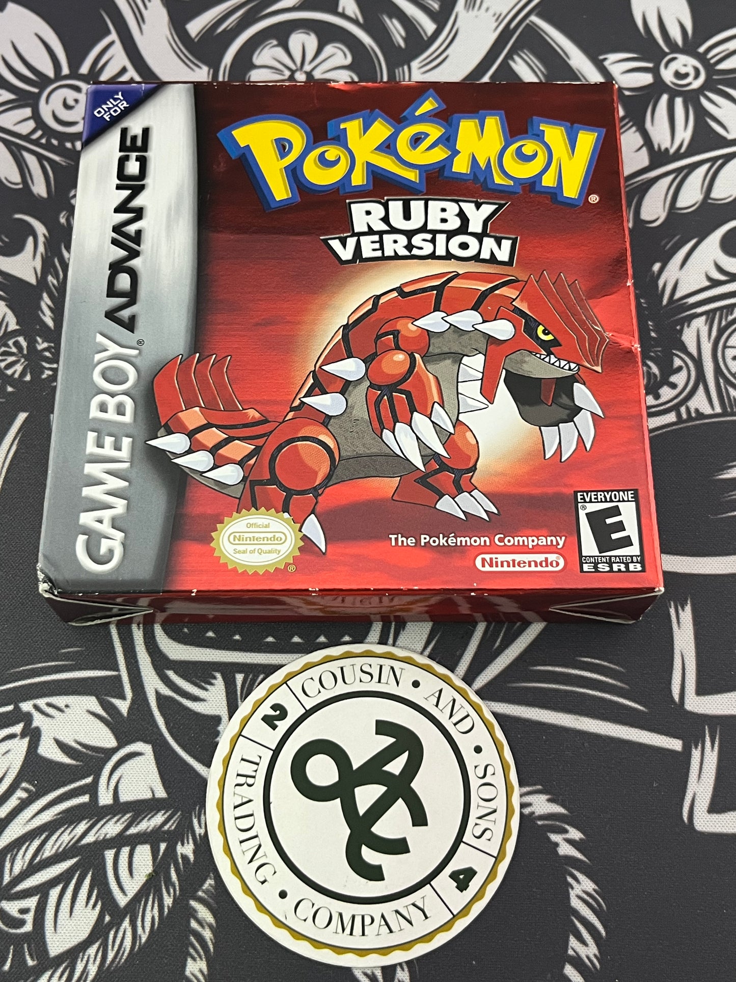 Pokémon Ruby GBA - Box and Manual