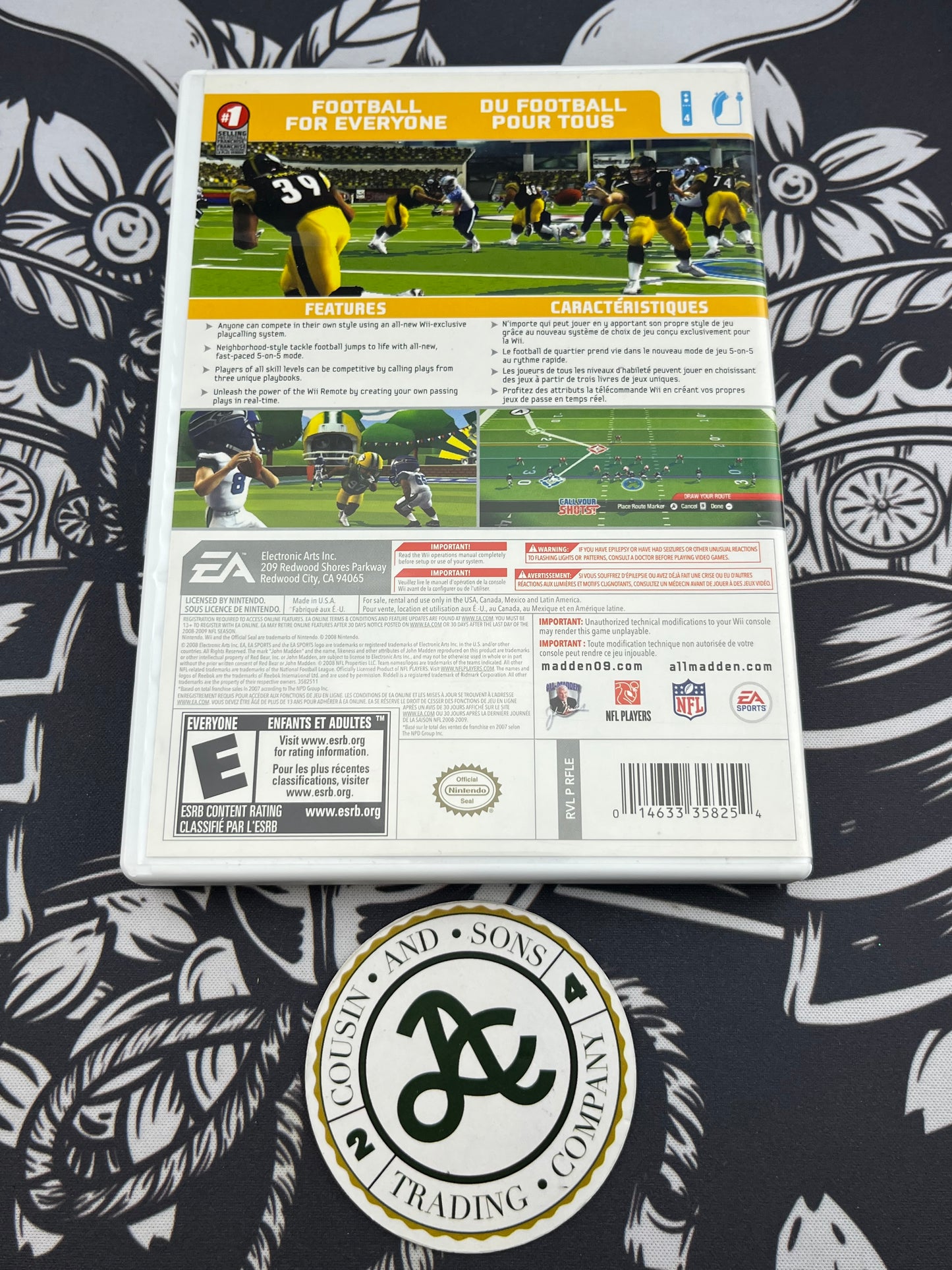 Madden NFL 09 Wii CIB