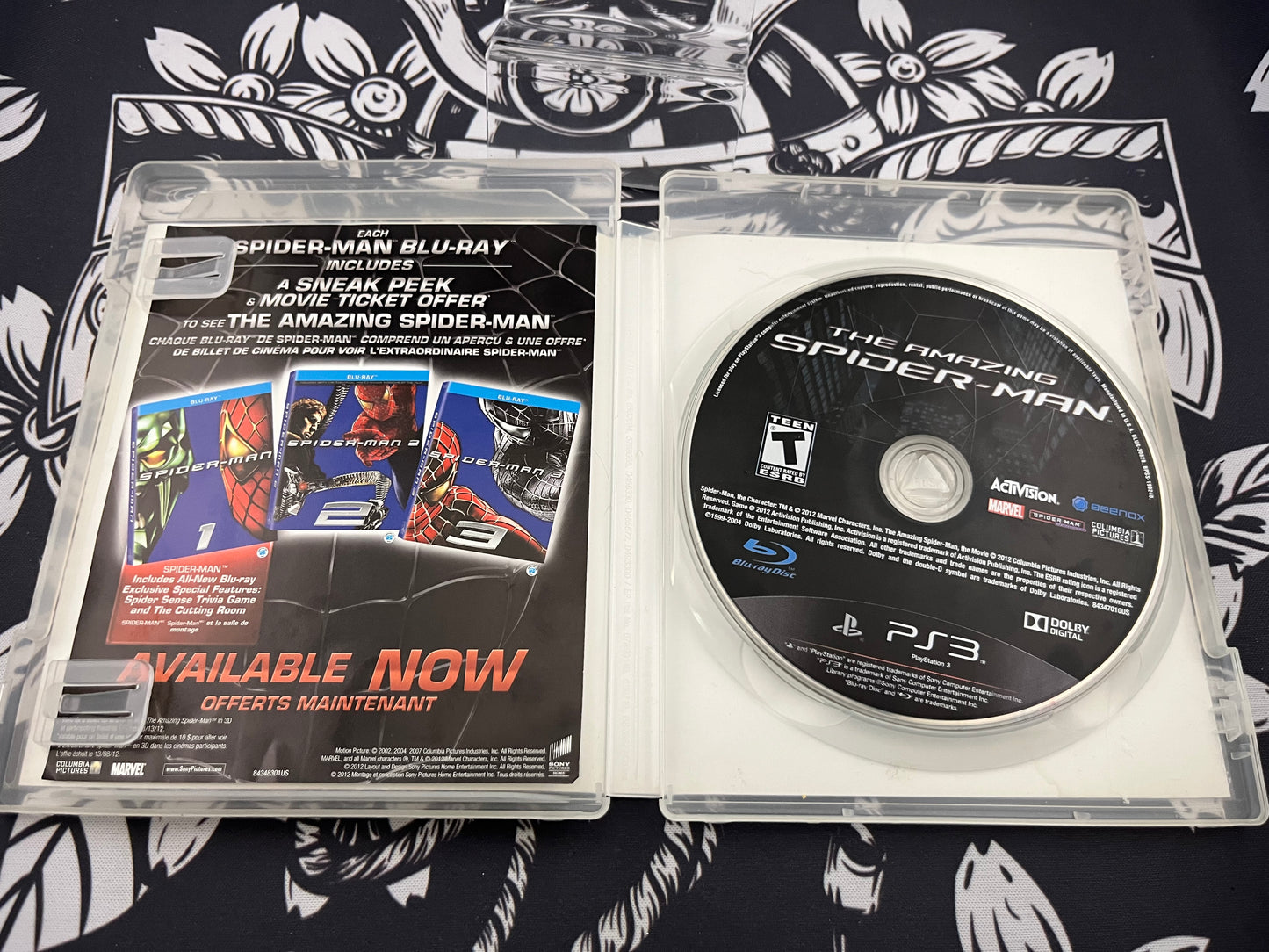 The Amazing Spiderman PS3 No Manual