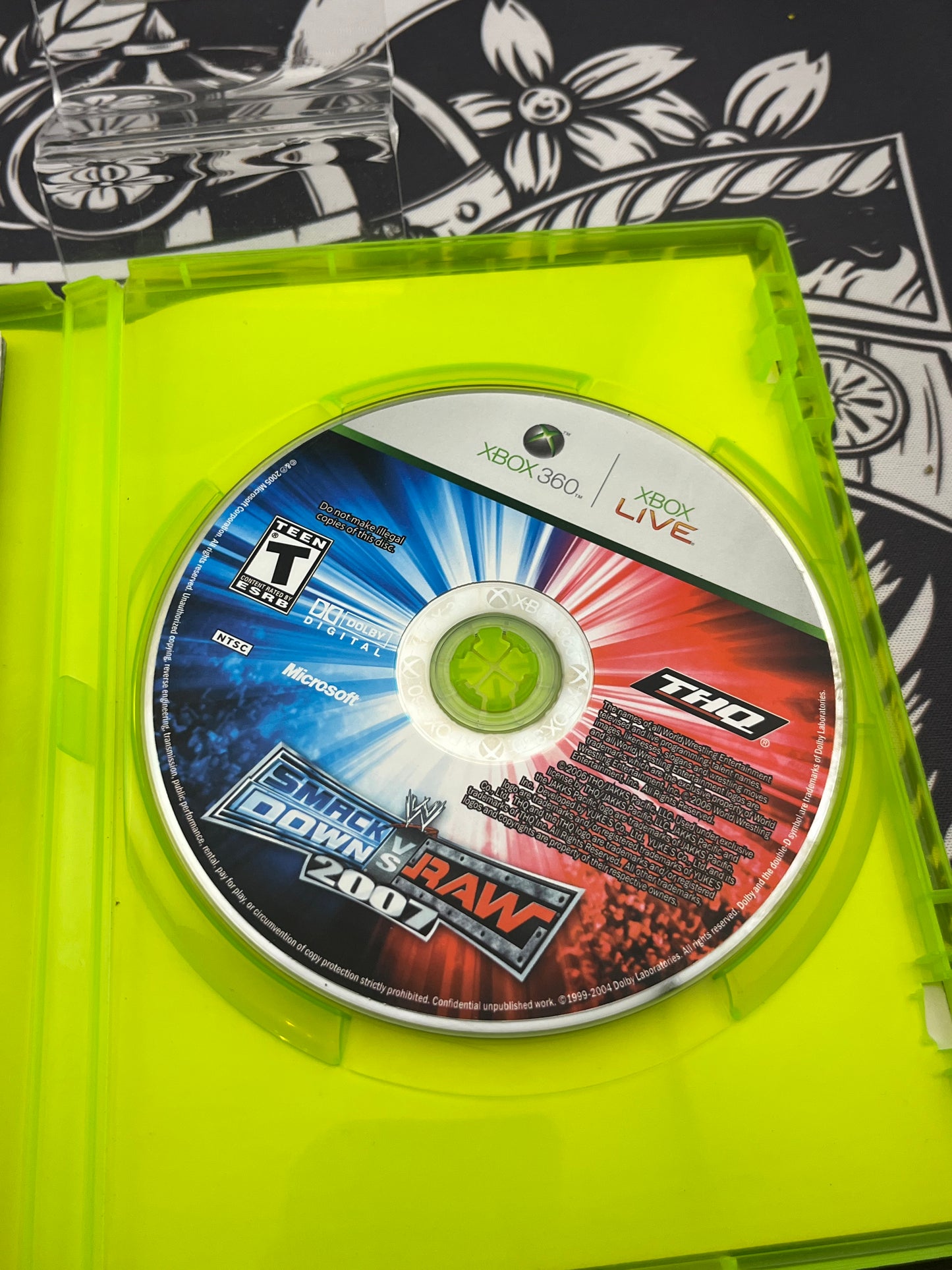 Smackdown Vs Raw 2007 Xbox 360 CIB