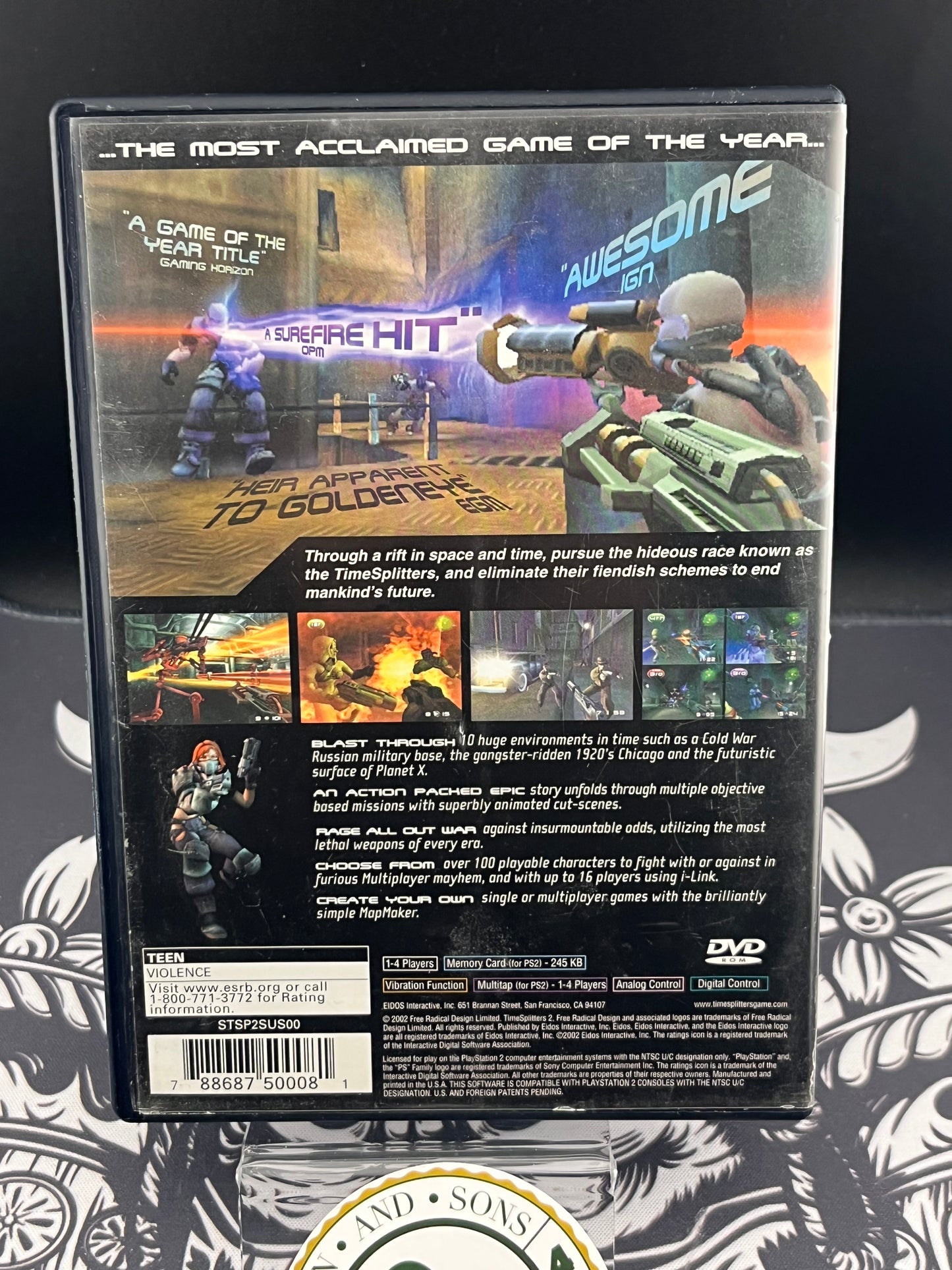 Time Splitters 2 PlayStation 2 CIB