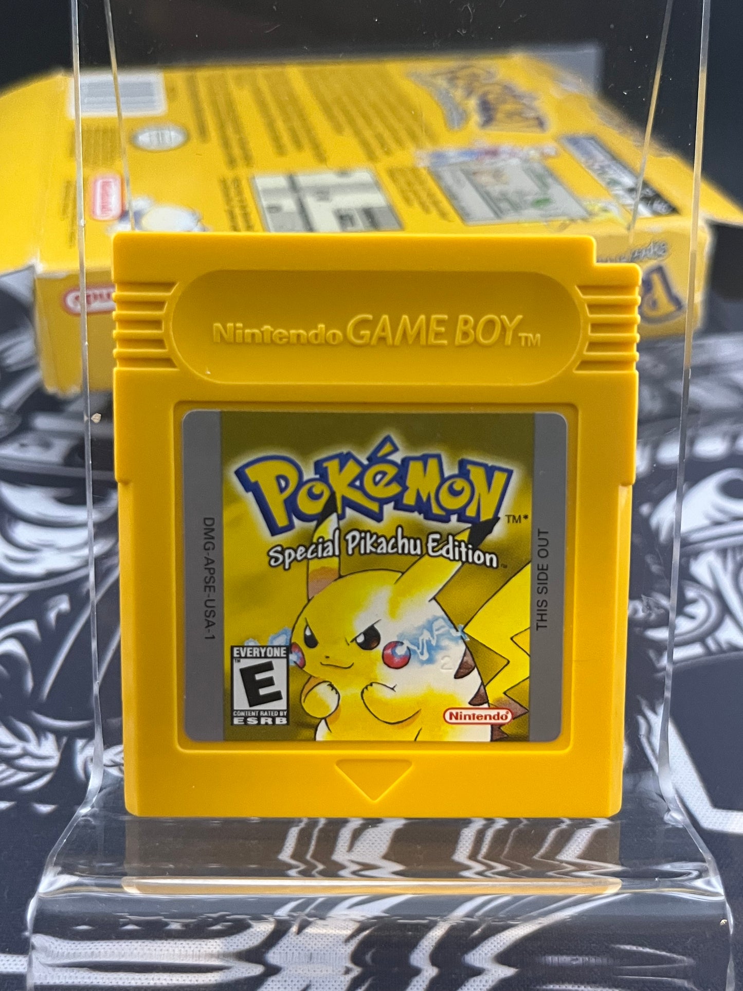 Pokémon Yellow Second Print Game and Box
