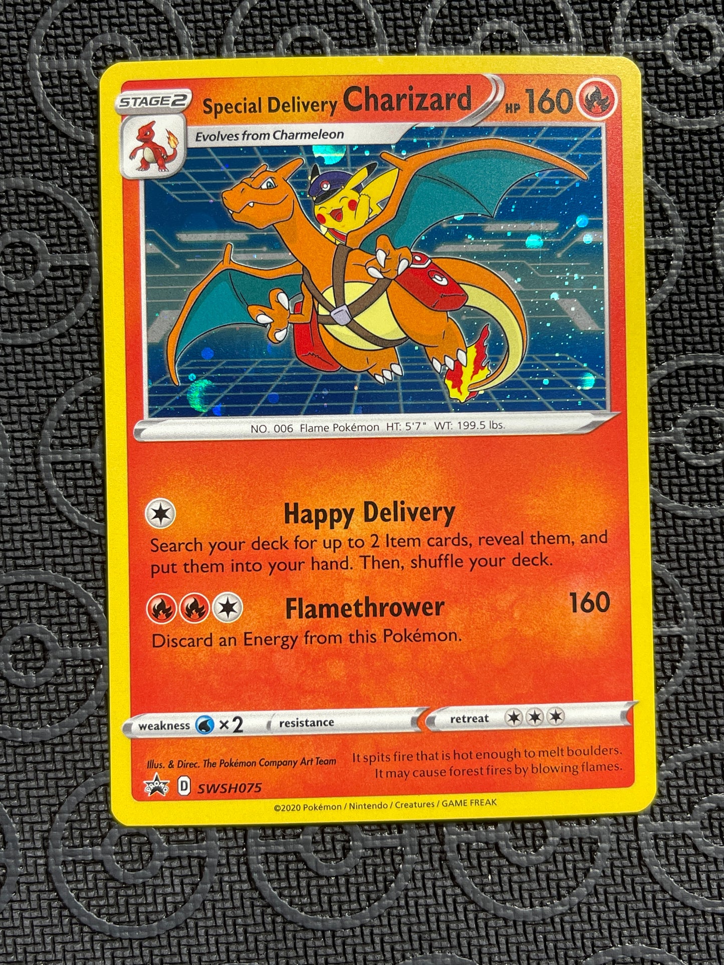 Special Delivery Charizard - SWSH075 NM