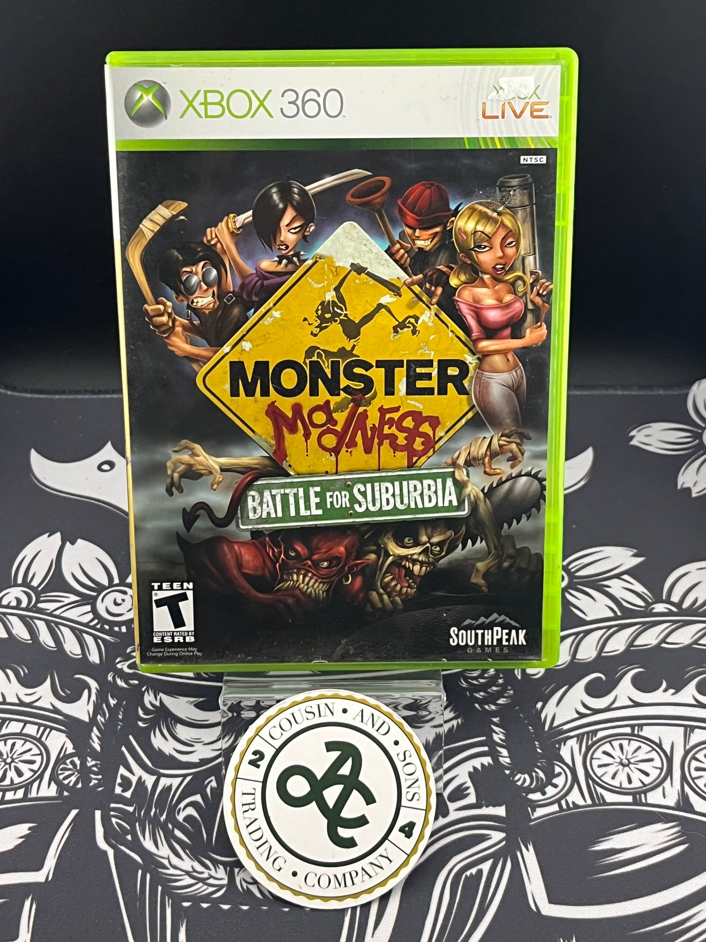 Monsters Madness Battle of Suburbia Xbox 360 CIB