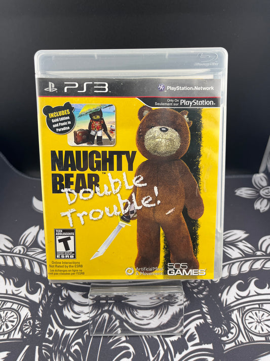 Naughty Bear Double Trouble! PS3 CIB