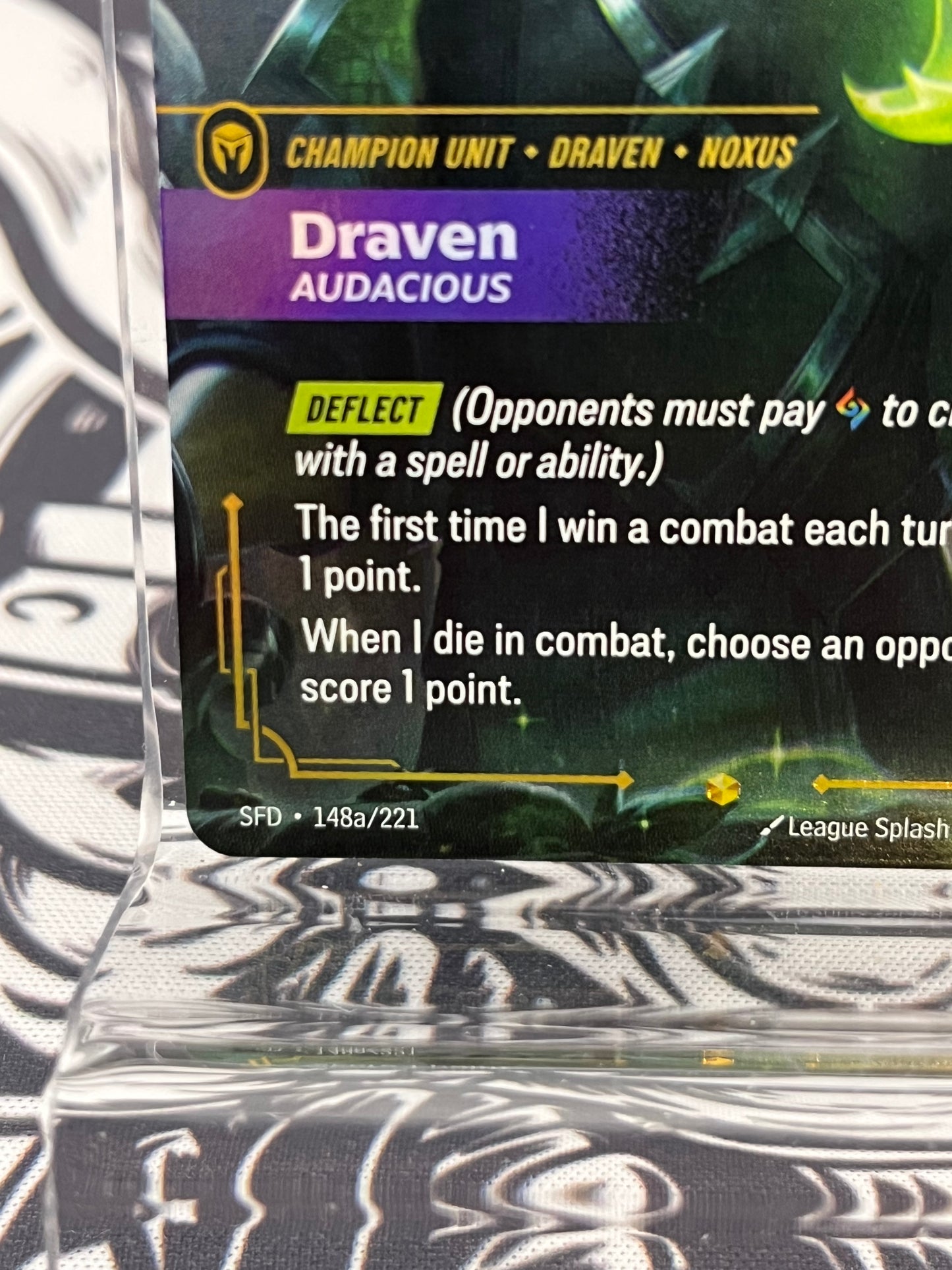 Draven Audacious Alt Art 148a/221