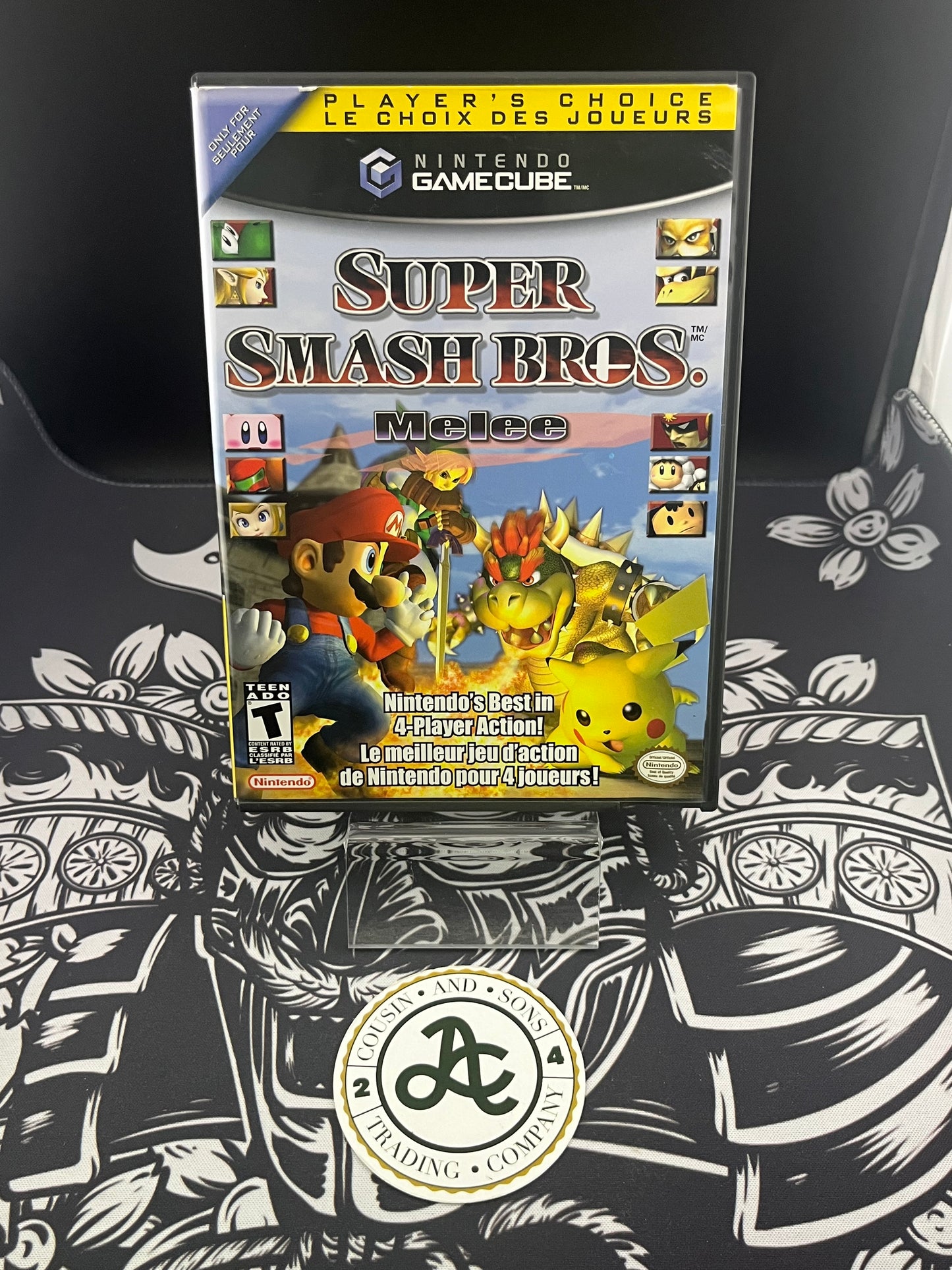 Super Smash Bros Melee Player Choice GameCube CIB