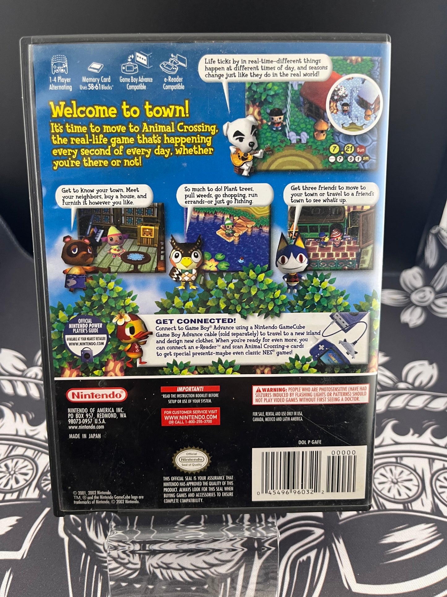 Animal Crossing GameCube black label  CIB