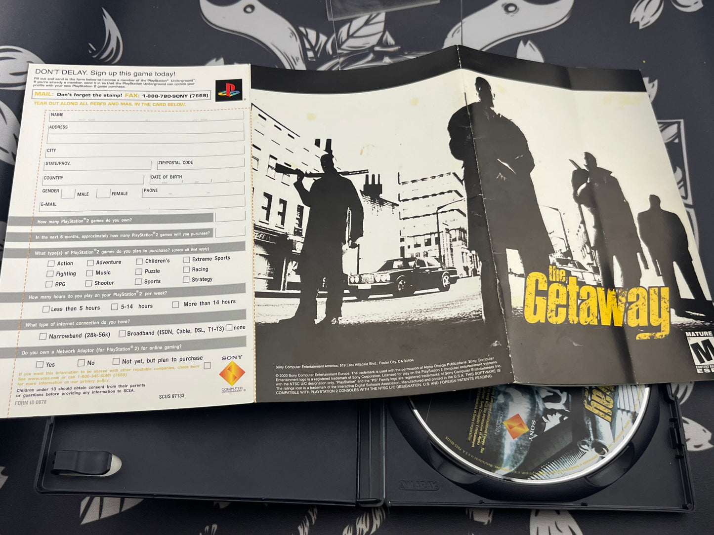 The Getaway PS2 CIB