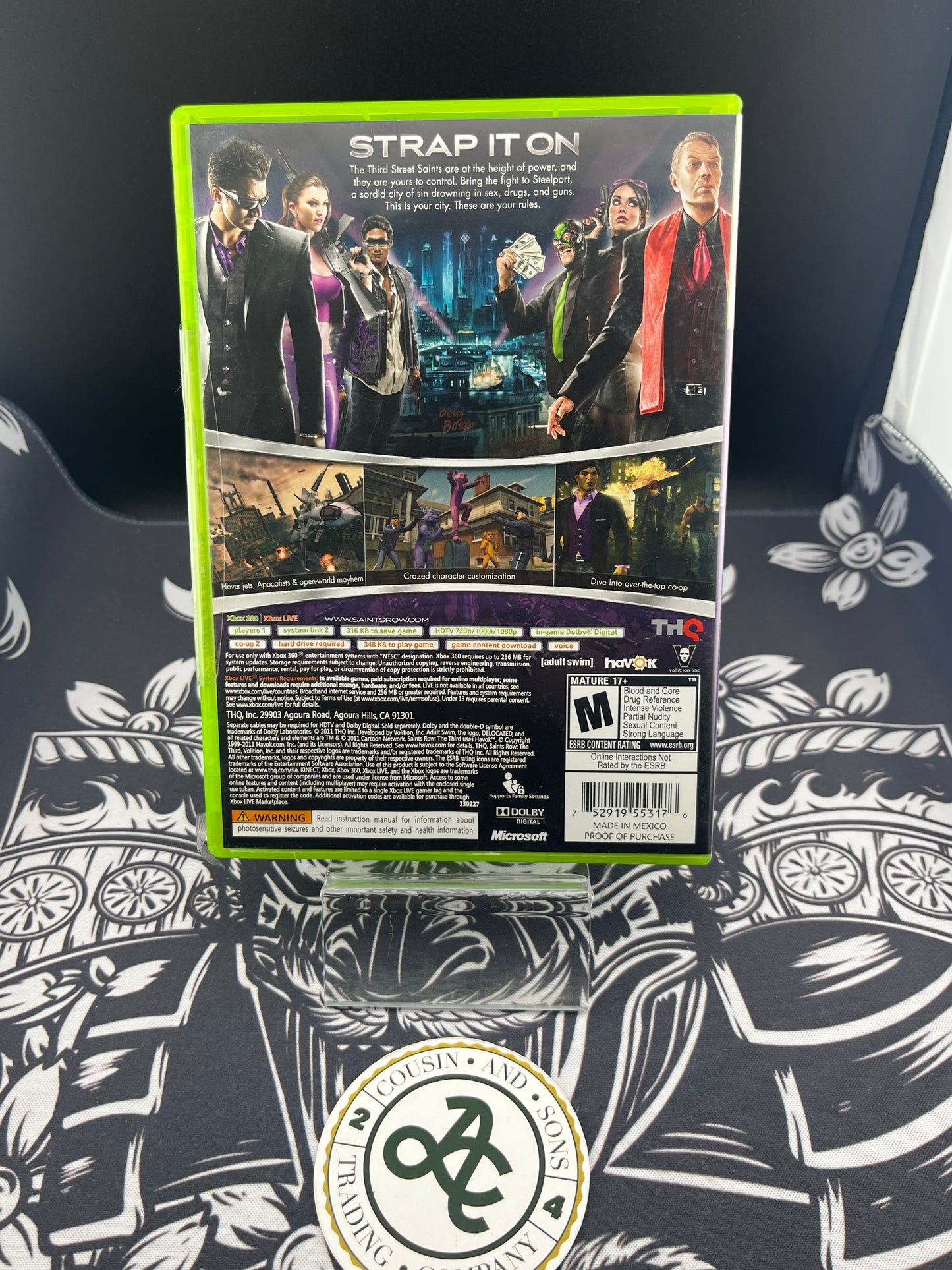 Saints Row 3 Xbox 360 No Manual