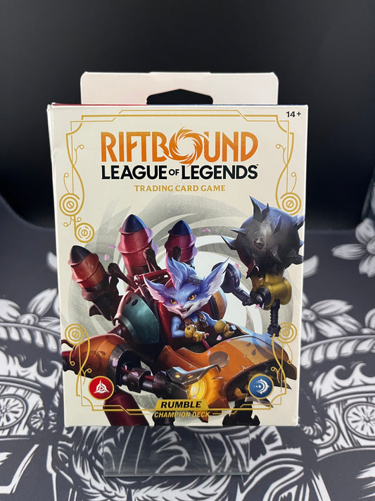 RiftBound League of Legends Spiritforged Rumble Champion Deck BNIB