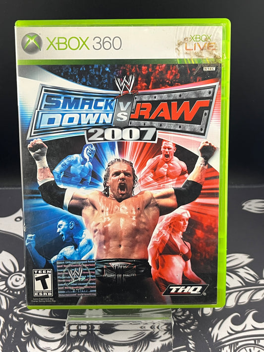 Smackdown Vs Raw 2007 Xbox 360 CIB