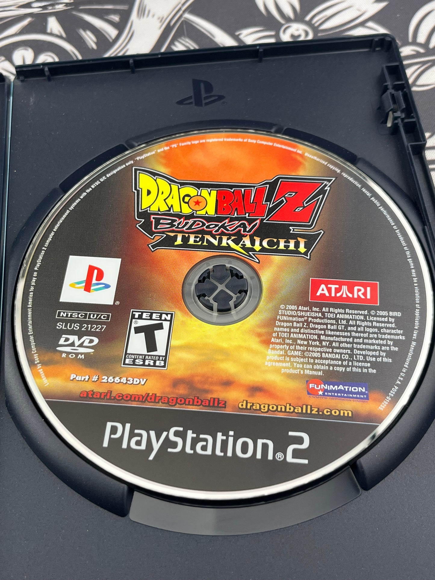 Dragonball Z Budokai Tenkaichi PS2 No Manual