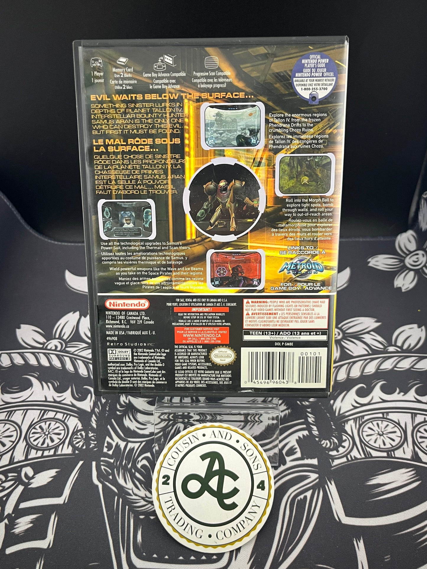 Metroid Prime goty PC GameCube GC CIB