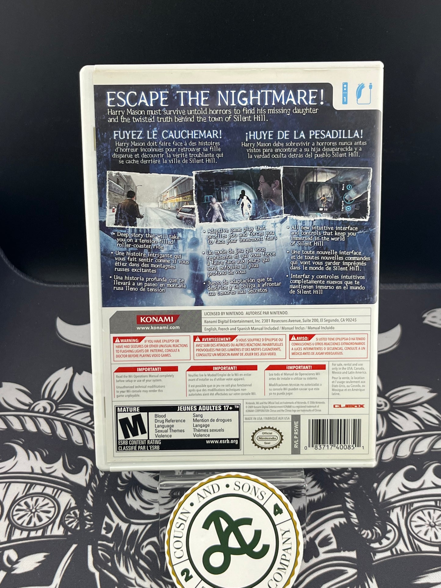 Silent Hill Shattered Memories Wii CIB