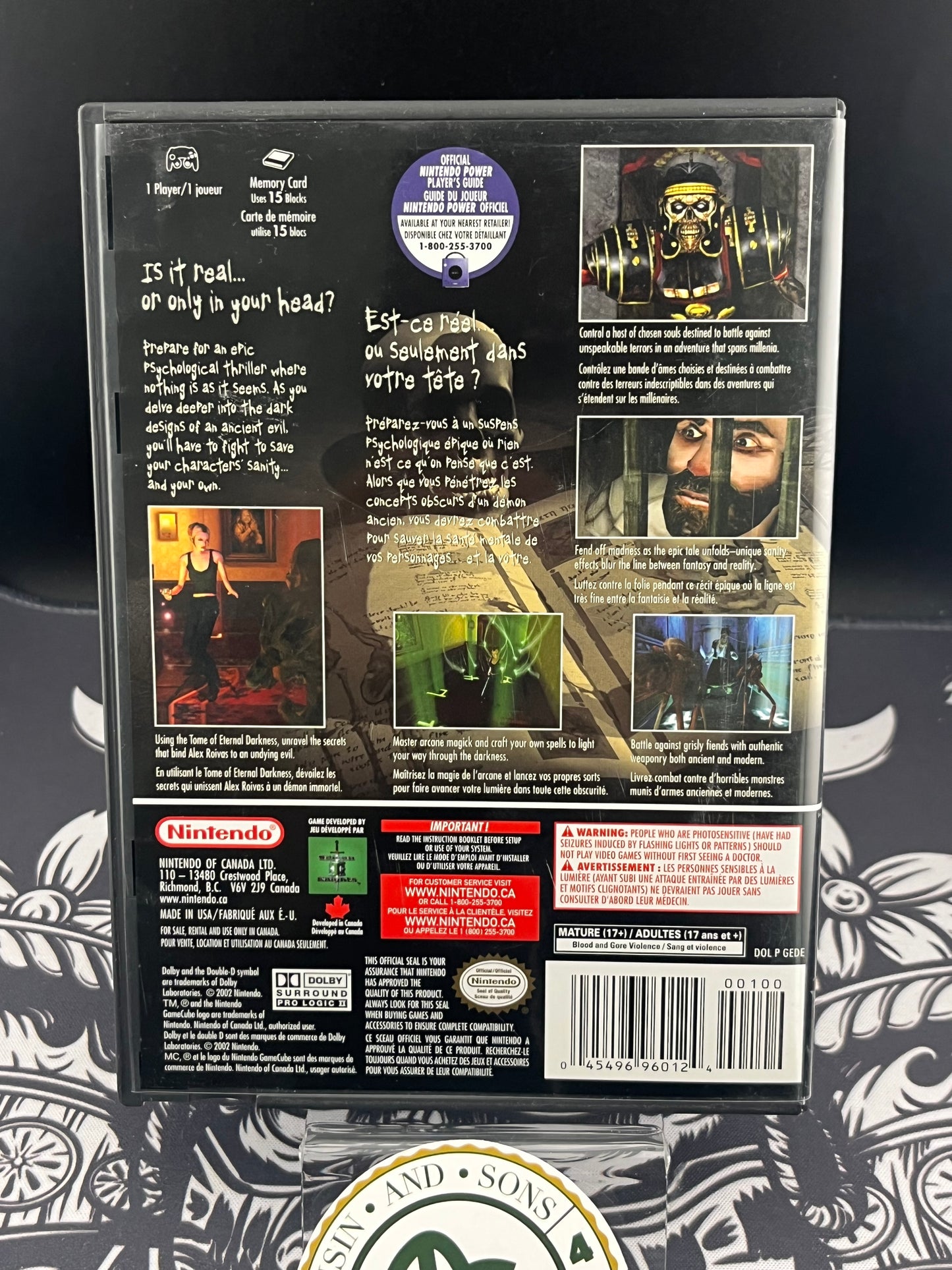 Eternal Darkness Sanity’s Requiem GameCube CIB