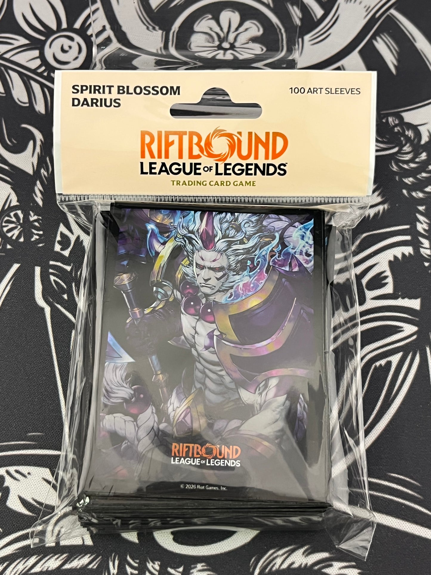 100 Art Sleeves - Spirit Blossom Darius  - RiftBound League of Legends